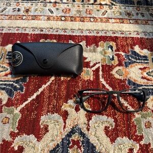 Ray-Ban RB4187 “Chris” Sunglasses Frames Unisex Black Silver